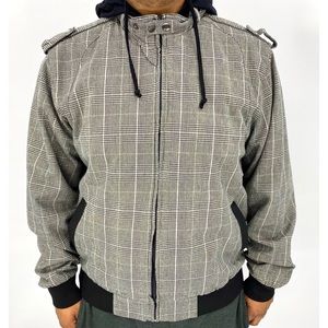 Gramercy Men’s Black and Gray Casual Jacket Size XL